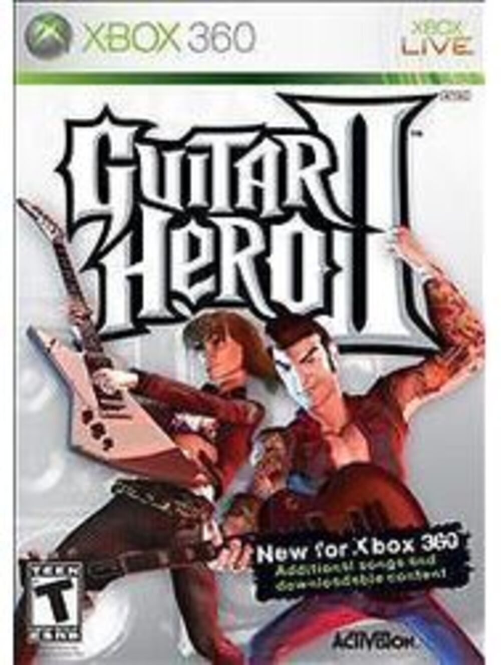 Guitar Hero II (Xbox 360) New Case. Tested. No scratches. CIB. Resealed.